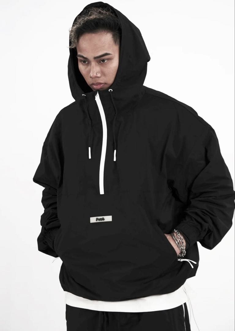 ジャケット・アウター PVOT ANORAK PREMIUM NYLON JACKET (BLACK) Pvot Anorak Premium Nylon Jacket (Black)