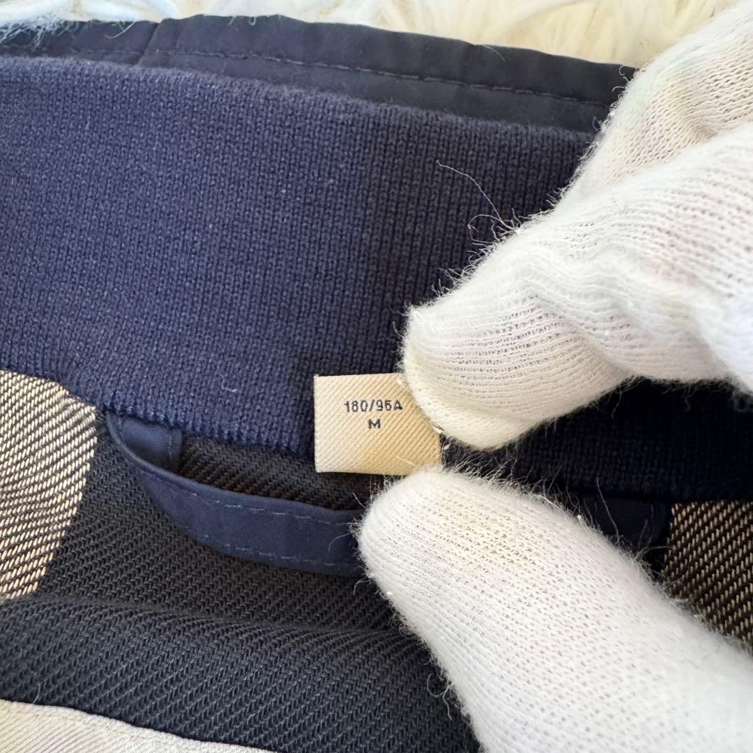 極美品 現行 L相当 バーバリー ブルゾン メガチェック ホースロゴ