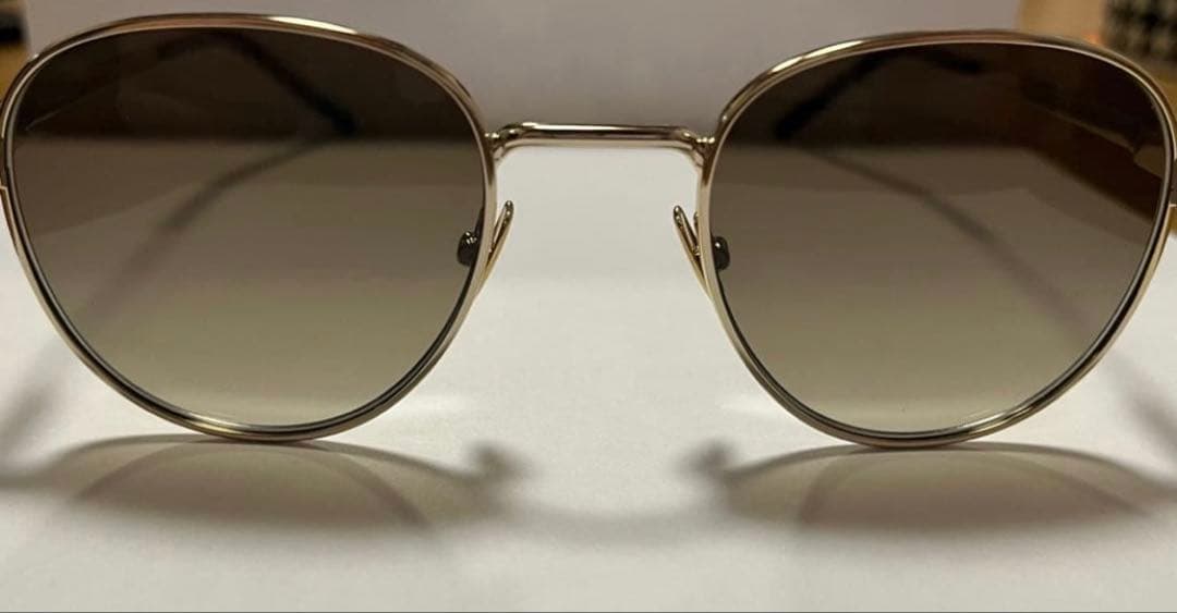 未使用 サンローラン SL555 003 サングラス ブラウン ゴールド - メルカリ