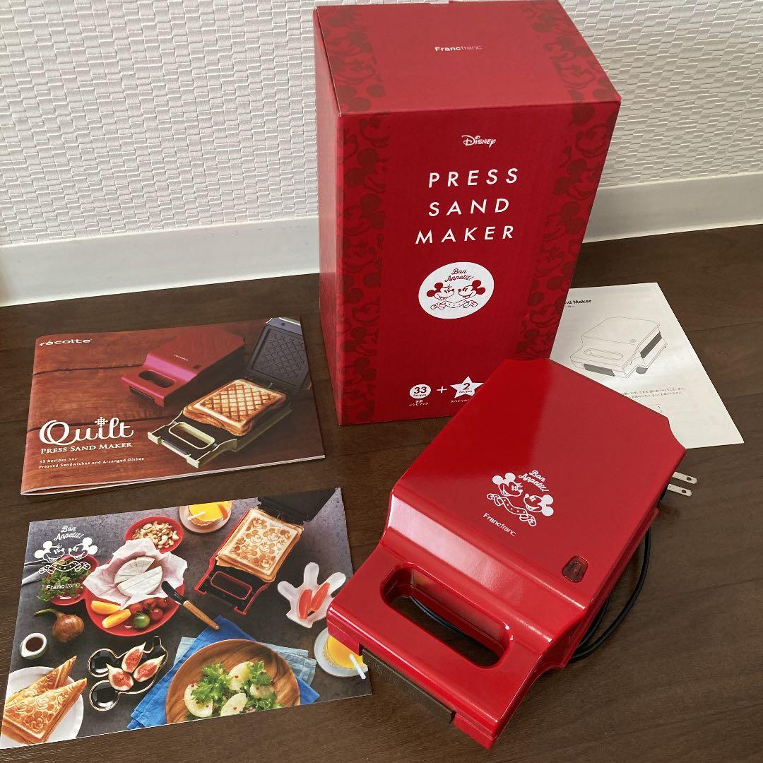 ディズニープレスサンドメーカー Francfranc - メルカリ