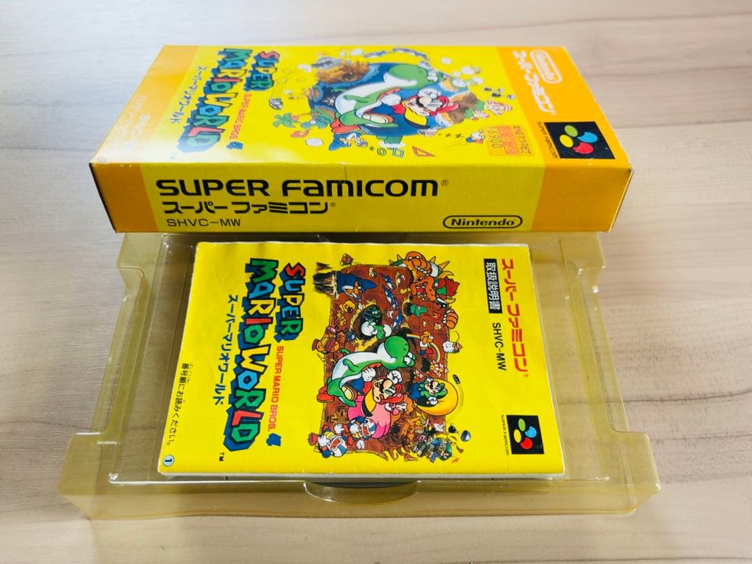 スーパーファミコン SFC マリオワールド エフゼロ 箱説付 任天堂 2本
