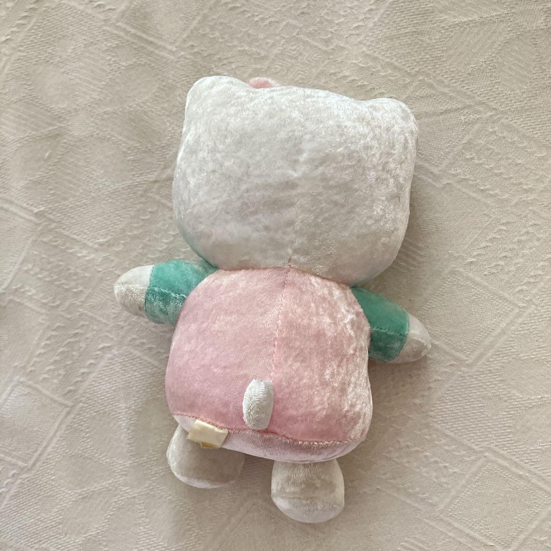 ハローキティ キティちゃん ベロア ピンクリボン ぬいぐるみ - メルカリ