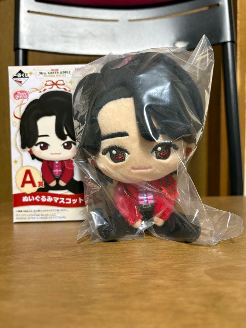 山*田様 一番くじ Mrs. GREEN APPLE ミセス A賞 ぬいぐるみ - メルカリ