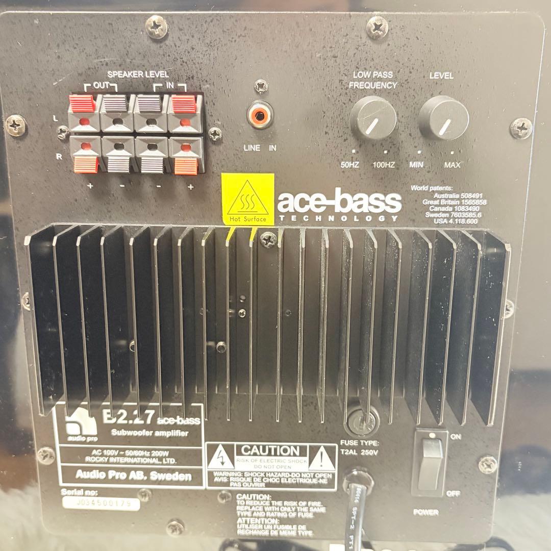 希少】Audio Pro B2.27MkII サブウーファー - メルカリ
