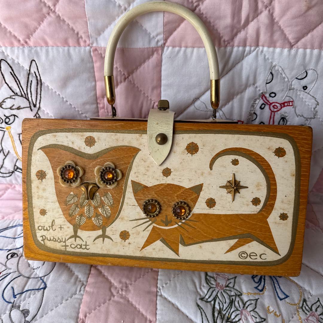 エニッドコリンズ猫アンティークビンテージ木箱