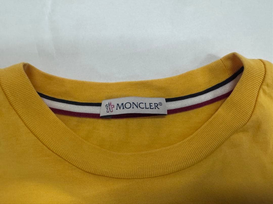 モンクレール キッズ Tシャツ 8A 130 イエロー