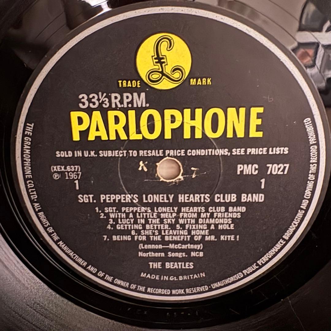 両面1桁スタンパー！】サージェントペパーズ UKオリジ monoマト1/1