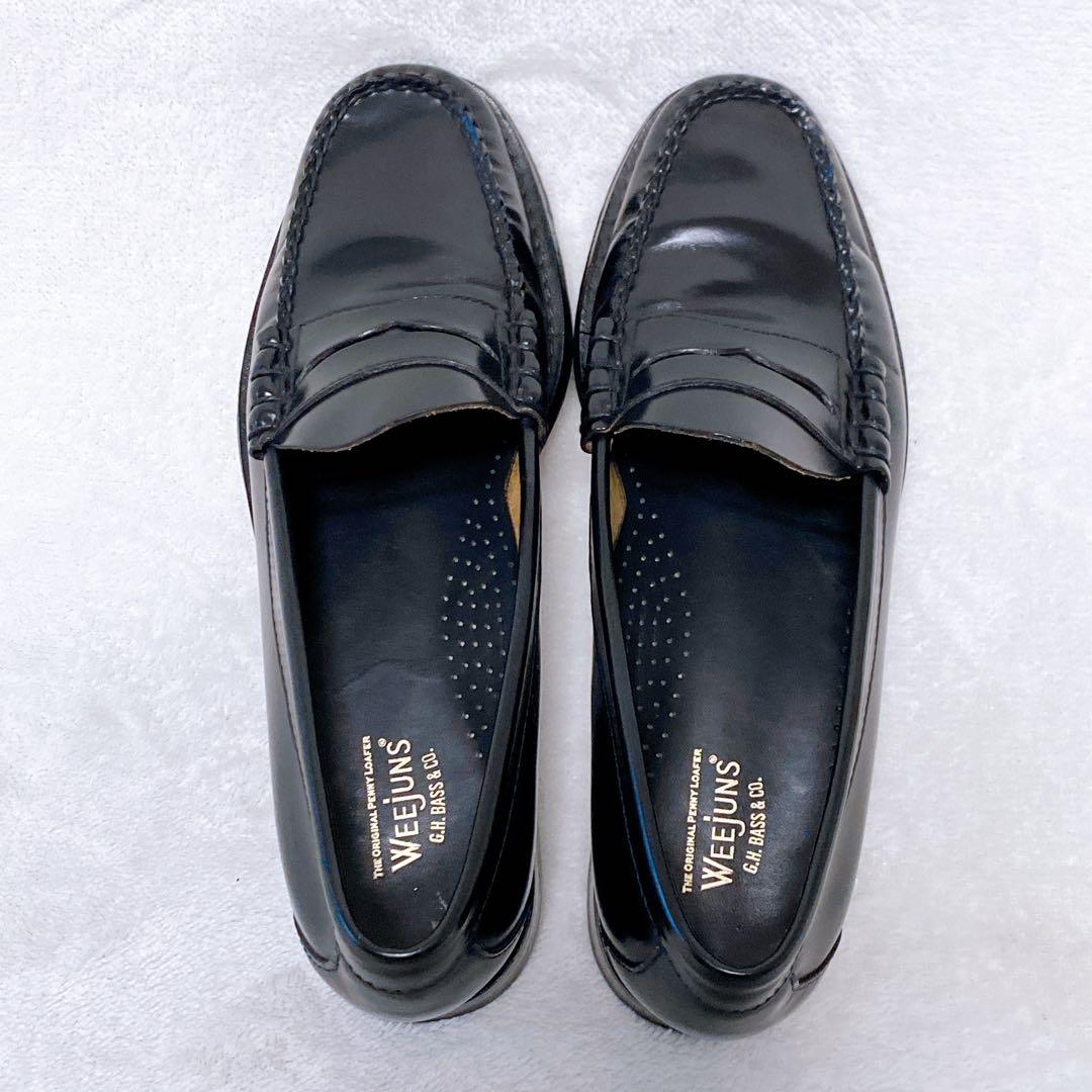 美品　G.H.BASS　ローファー　ラーソン　ブラック　黒　27.5cm