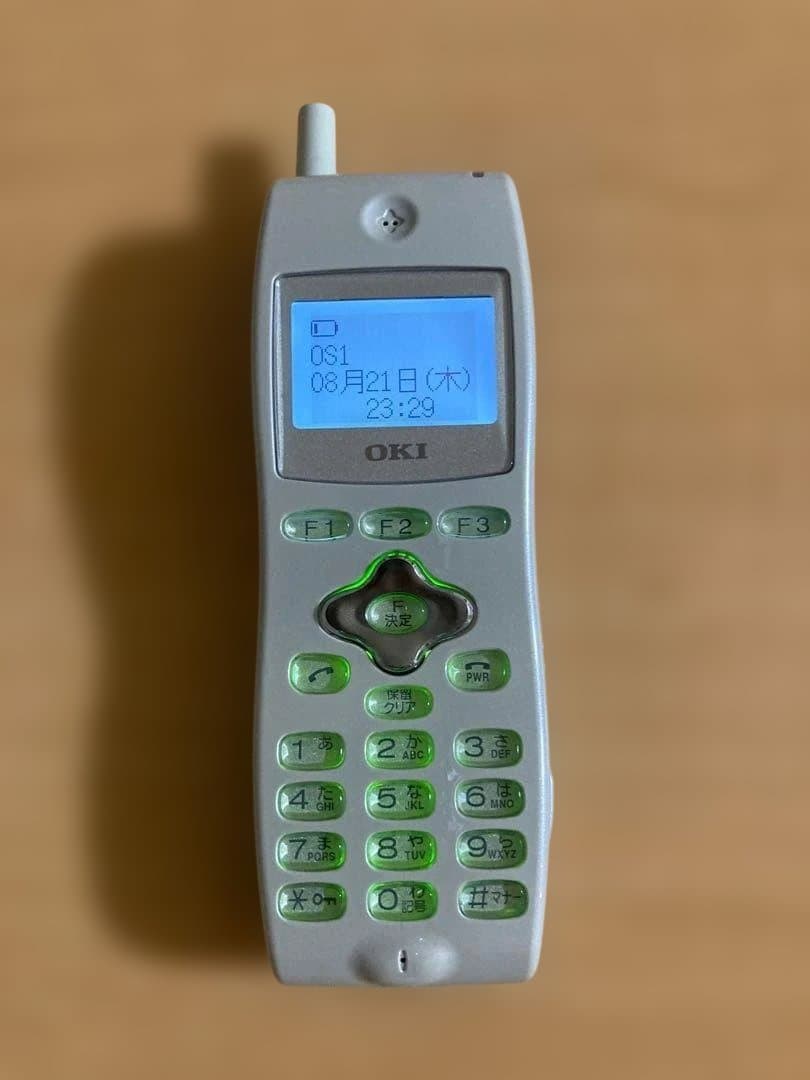 2022年製 OKI UM7700 PHS&充電器セット 1台分 中古 - メルカリ