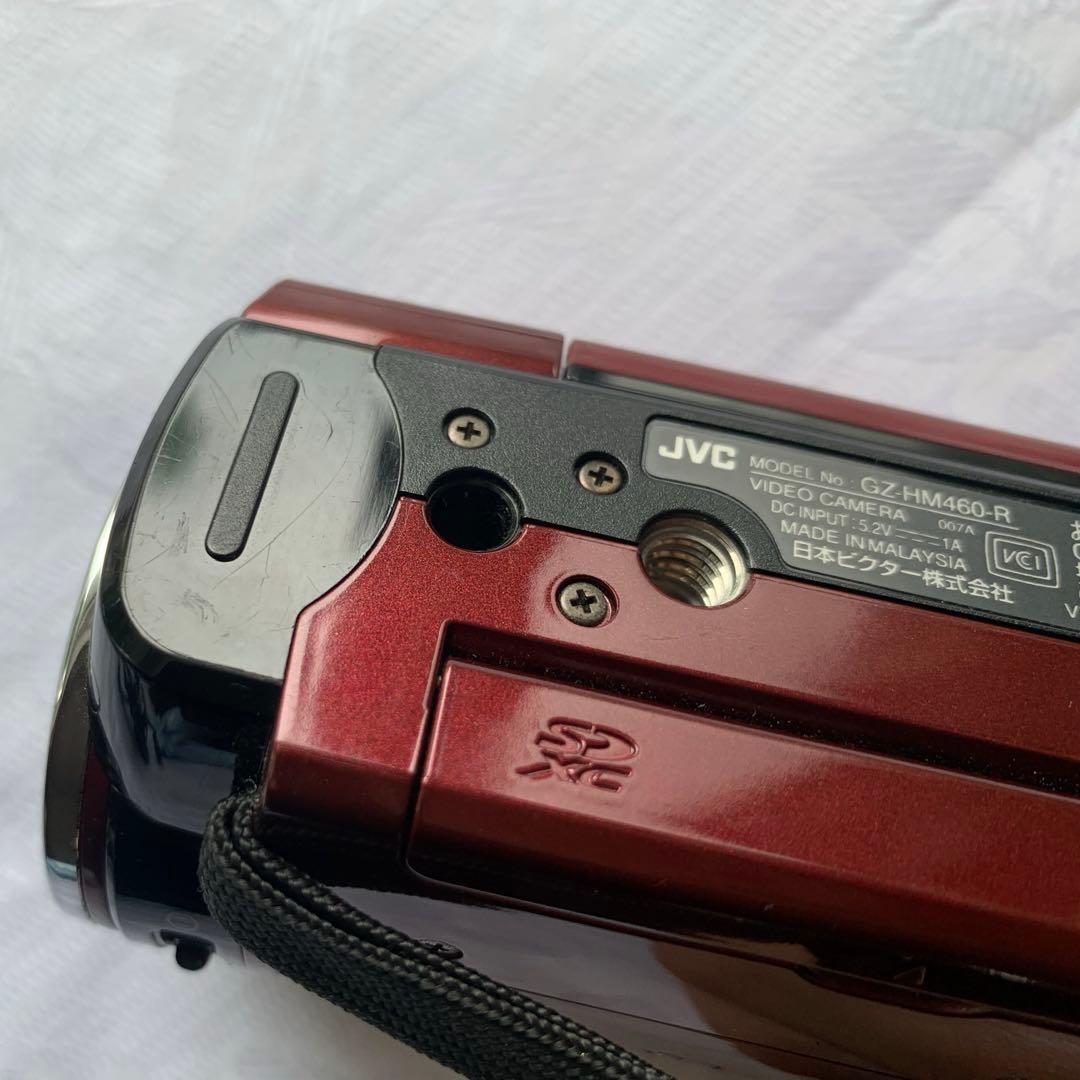 JVC Everio HD ビデオカメラ GZ-HM460-R ハンディカム