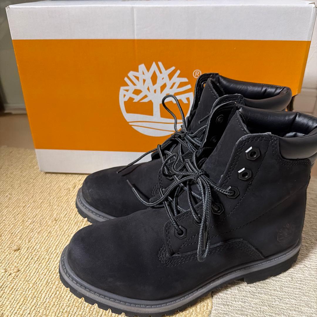 【ティンバーランド】ブラック ワークブーツ 防水 スエード Timberland（ティンバーランド） 国内正規品 防水 ブーツ メンズ
