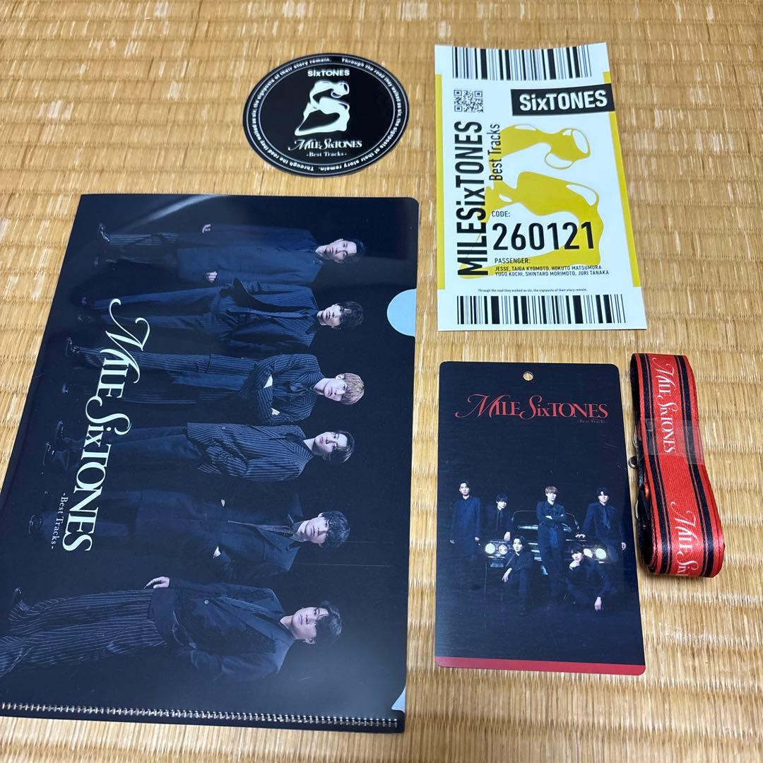 SixTONES MILESixTONES 特典セット - メルカリ