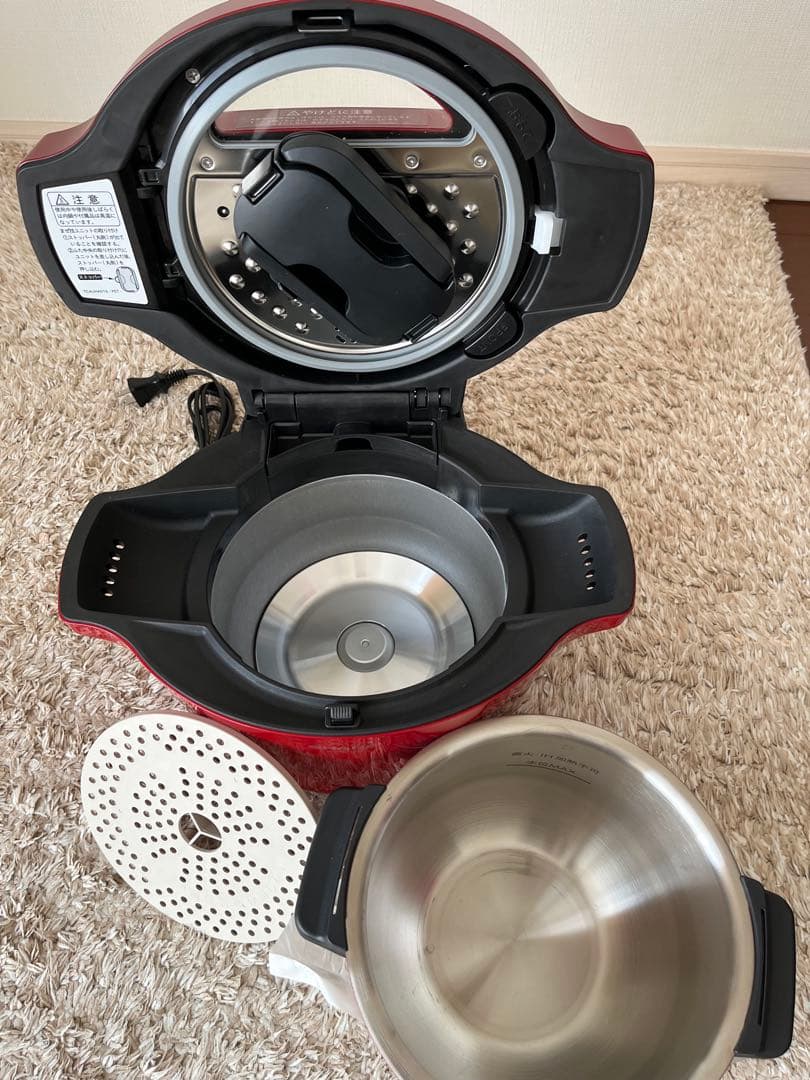 SHARP ホットクック KN-HT99A-R レッド 1.6L