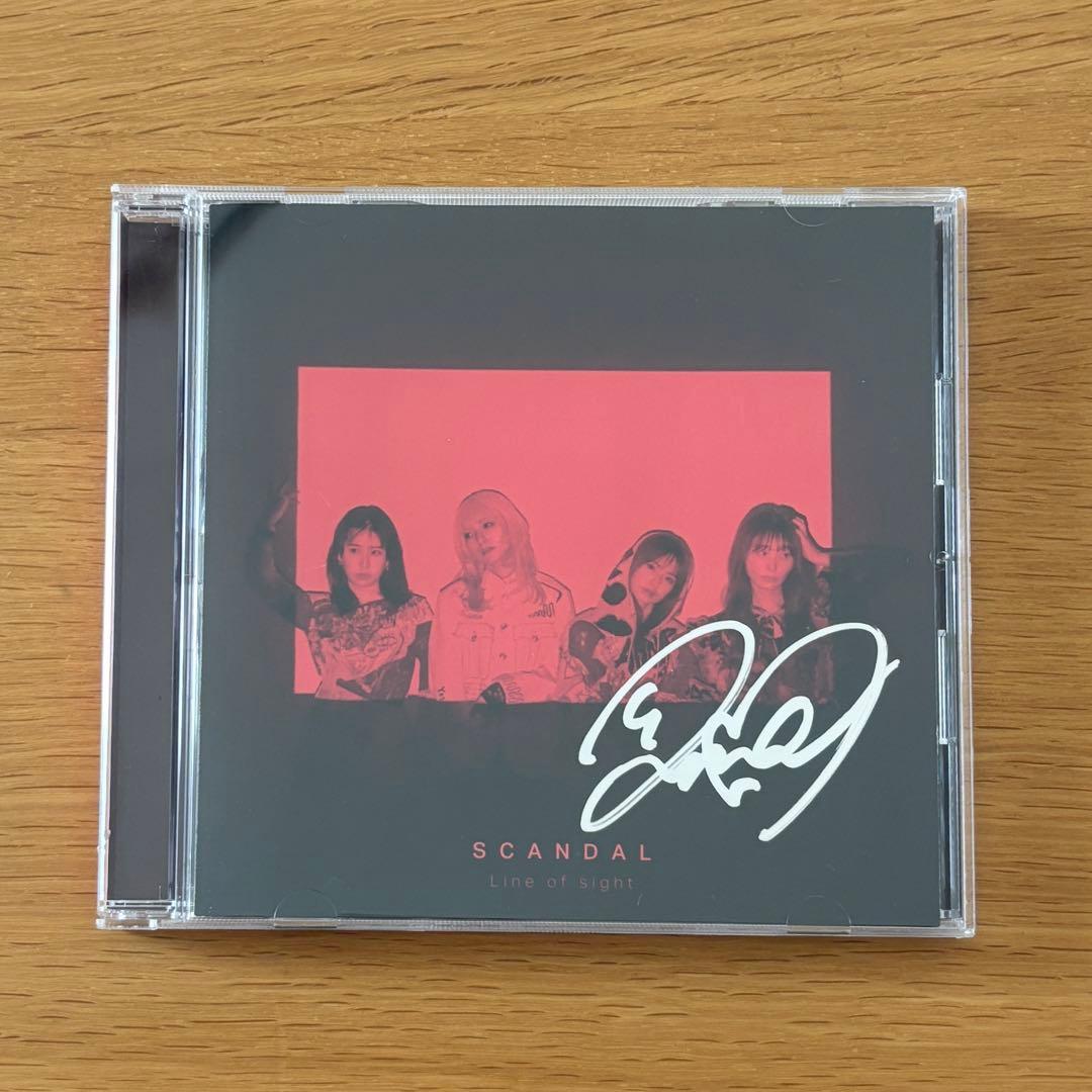 SCANDAL RINA 直筆サイン入り CD Line of sight SCANDAL RINA 直筆サイン入り CD Line of sight SCANDAL RINA Line of