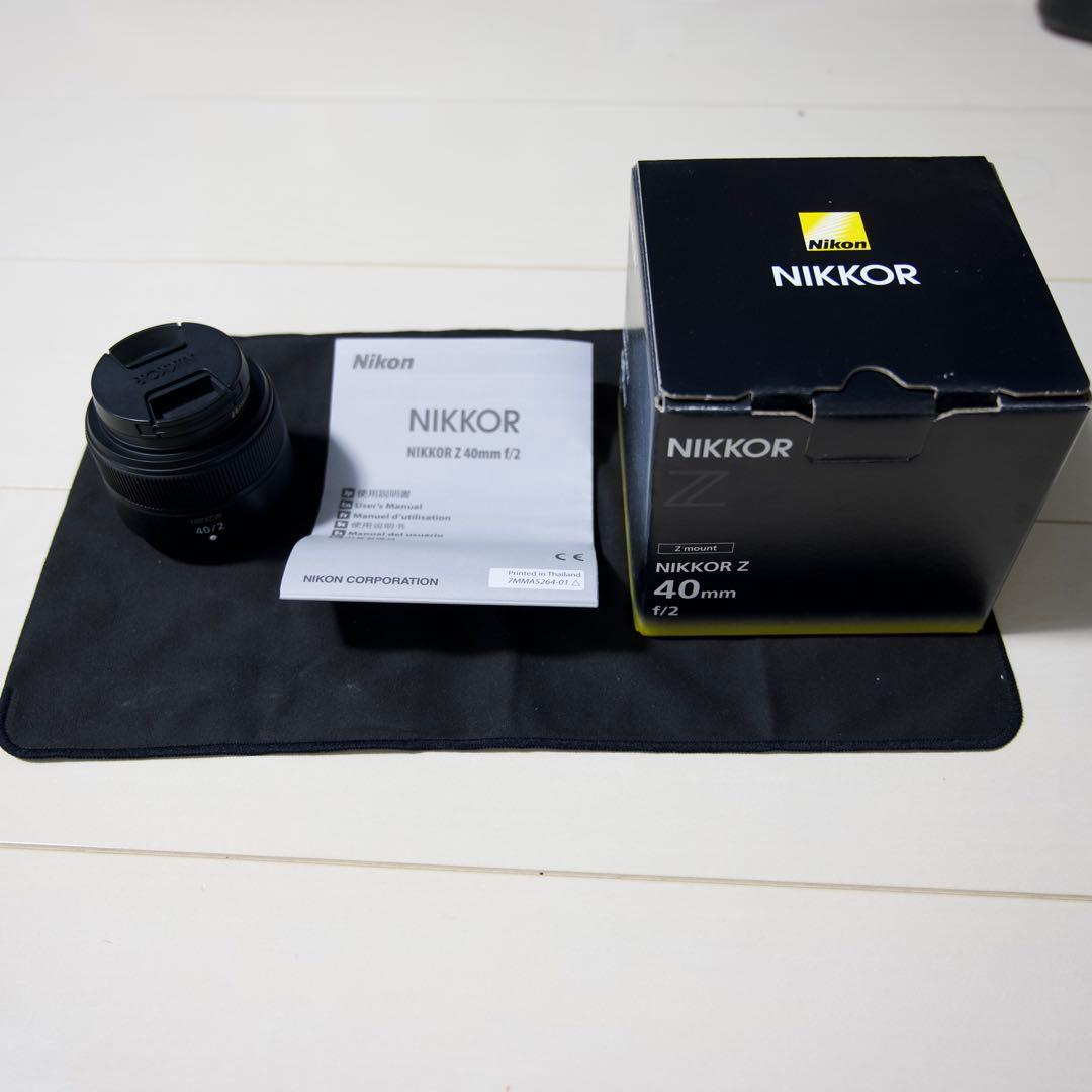 ニコン NIKKOR Z 40mm f/2 レンズフィルター付き