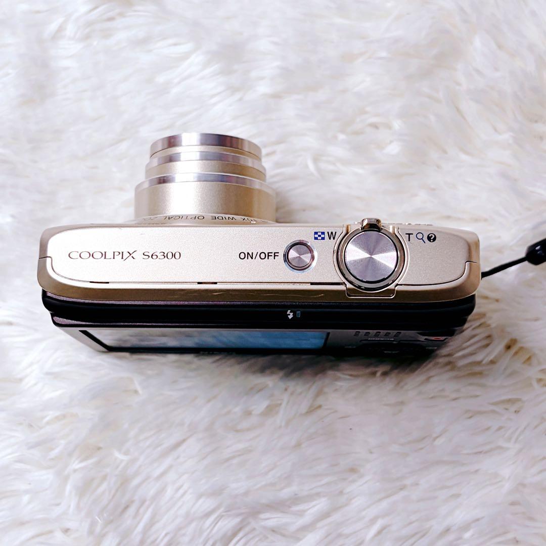 外観極美品】Nikon COOLPIX S6300 ゴールド オールドデジカメ - メルカリ