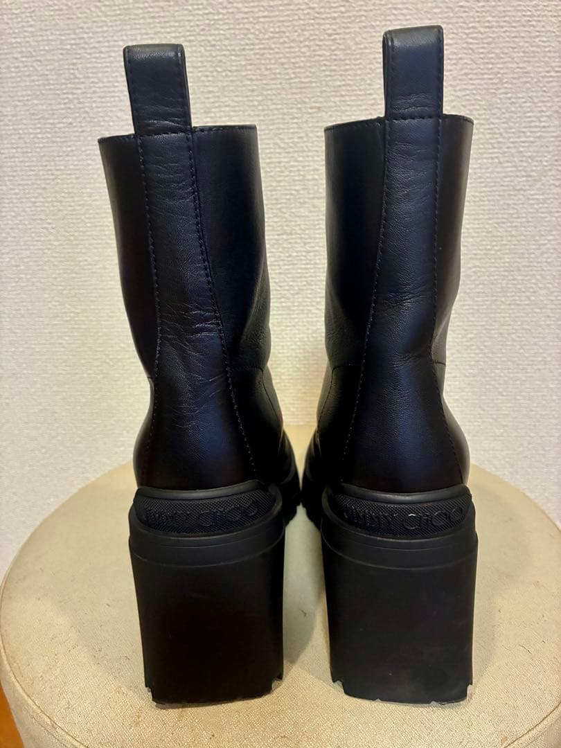jimmy choo黒ブーツ2025年秋冬現行品