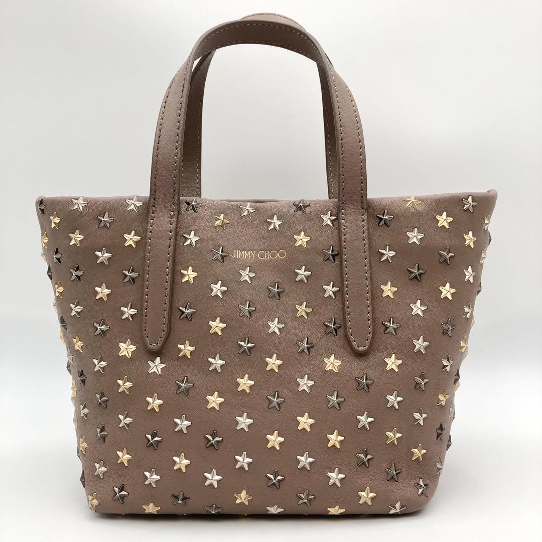 メロン様専用✨ JIMMY CHOO ミニサラ ミニバッグ 本革 2way 星 - メルカリ