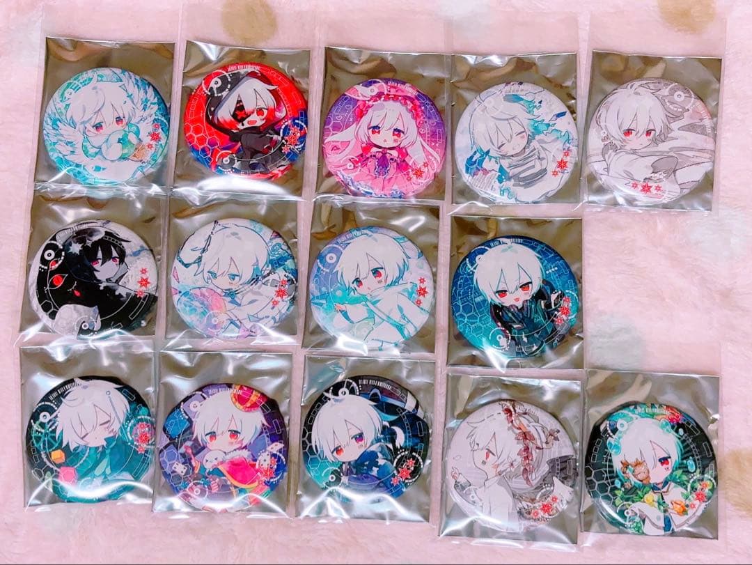 まふまふ 缶バッジ ひきライ2025＠武道館ライブ 輪廻 コンプセット