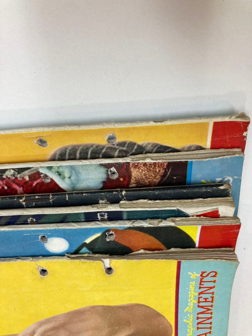 昭和31〜32年の超ビンテージ！！全部で6冊。 「演芸画報」と、「アサヒ