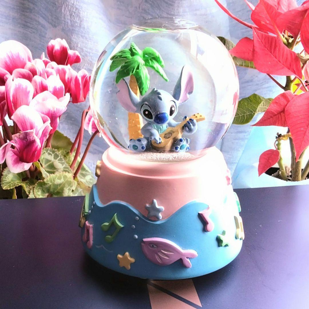 スティッチ スノードーム オルゴール - メルカリ