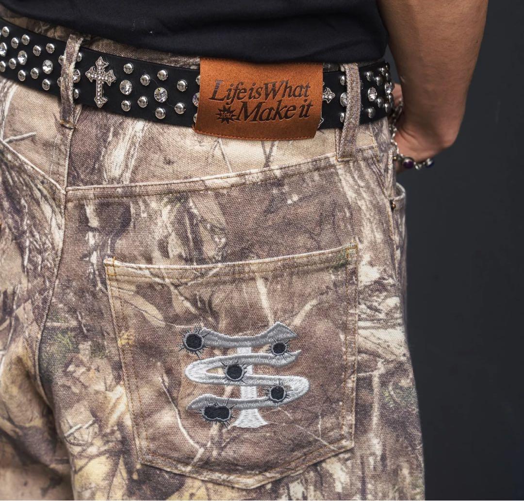 完売品】that's lifeザッツライフ リジットバギーデニム リアルツリー