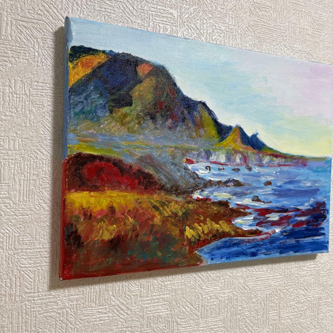 風景画 アクリル画 ErinHanson(模写) - メルカリ