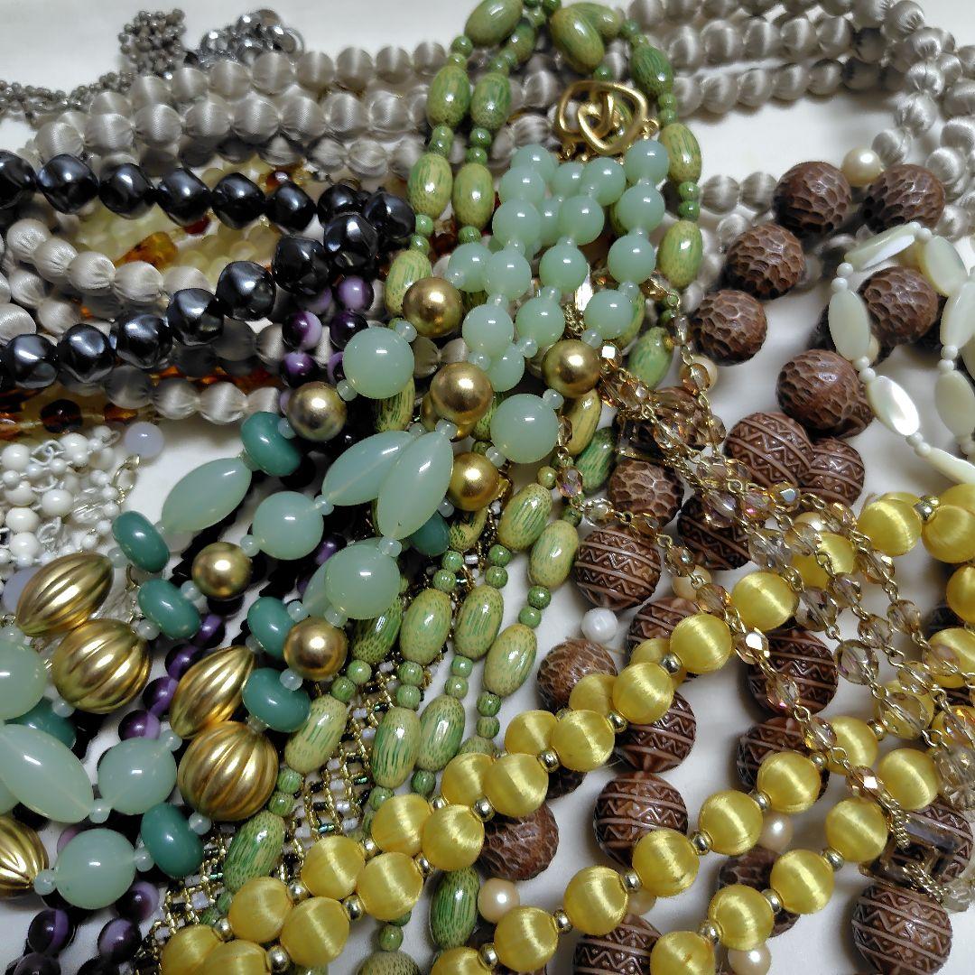 まとめ売り ネックレスセット レトロ ロング クロス 2連 - メルカリ