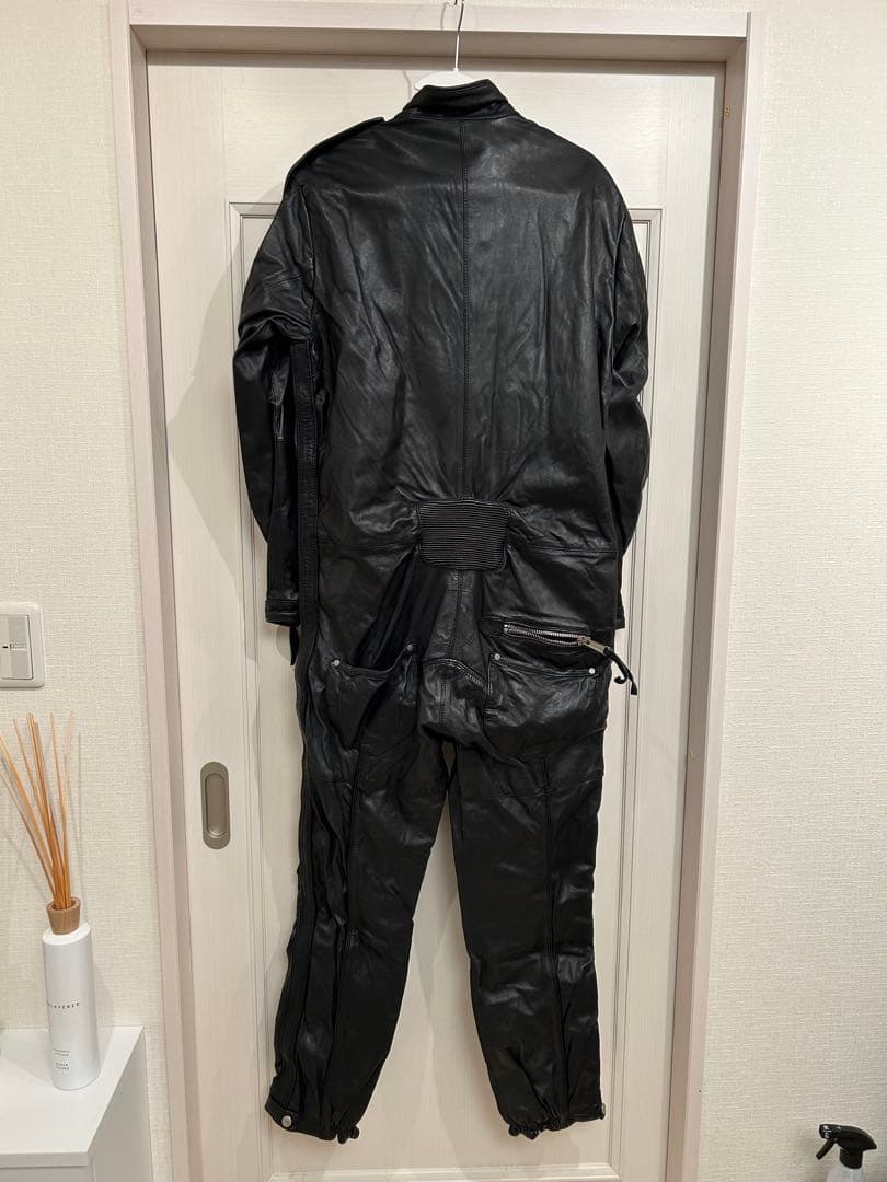 テンさん専用 DSQUARED2 ブラック革ツナギ - メルカリ