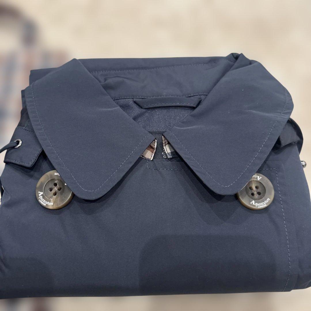 JAL機内限定 アクアスキュータム トレンチレインコート JAL機内販売