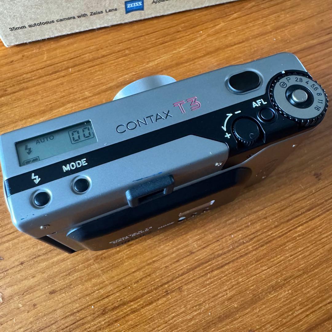 CONTAX T3 DATA BACK、ケース、説明書などまとめて 箱付きの通販