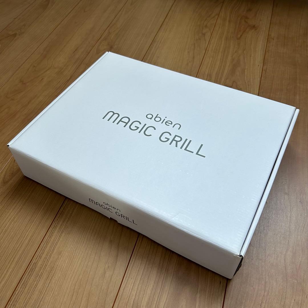 【美品】abien マジックグリル MAGIC GRILL（JF-MG02-B） abien MAGIC GRILL JF-MG02-B ブラック スタイリッシュホットプレート