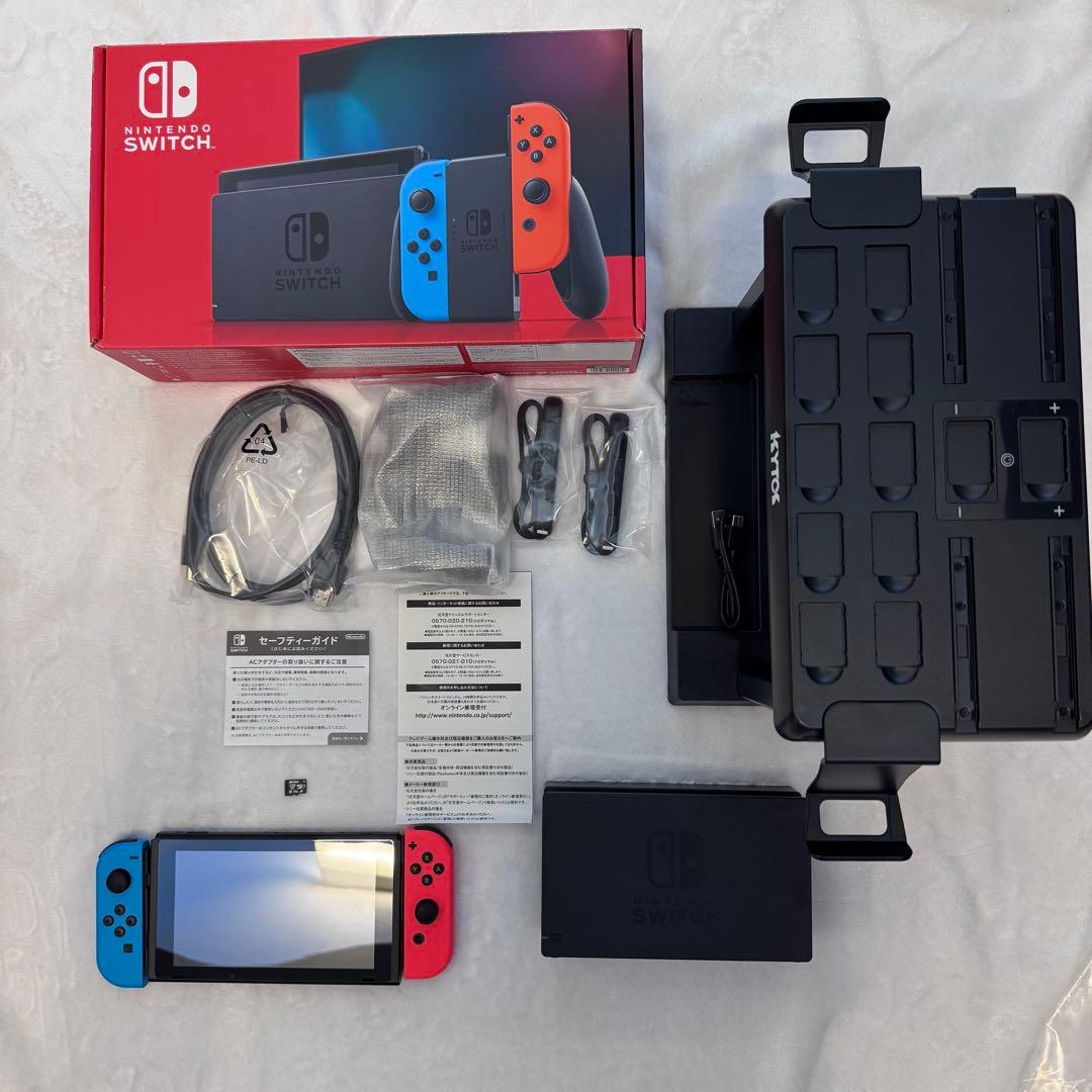 NintendoSwitch バッテリー強化版 本体 あらいさんケース付 Nintendo Switch ニンテンドー スイッチ 本体 バッテリー強化版 Joy