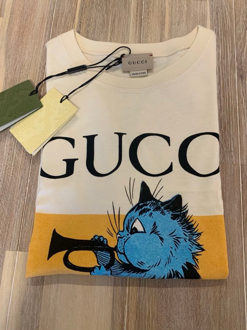 新品　未使用　GUCCI グッチ　チルドレン　tシャツ チルドレンズ〕プリント コットン Tシャツ ・ブルー | GUCCI公式