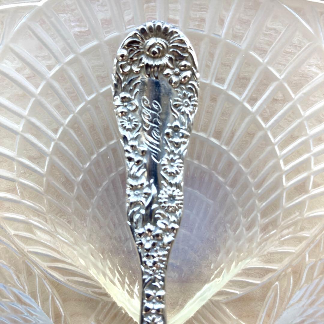 アンティーク 純銀 サラダ フォーク D&H - メルカリ