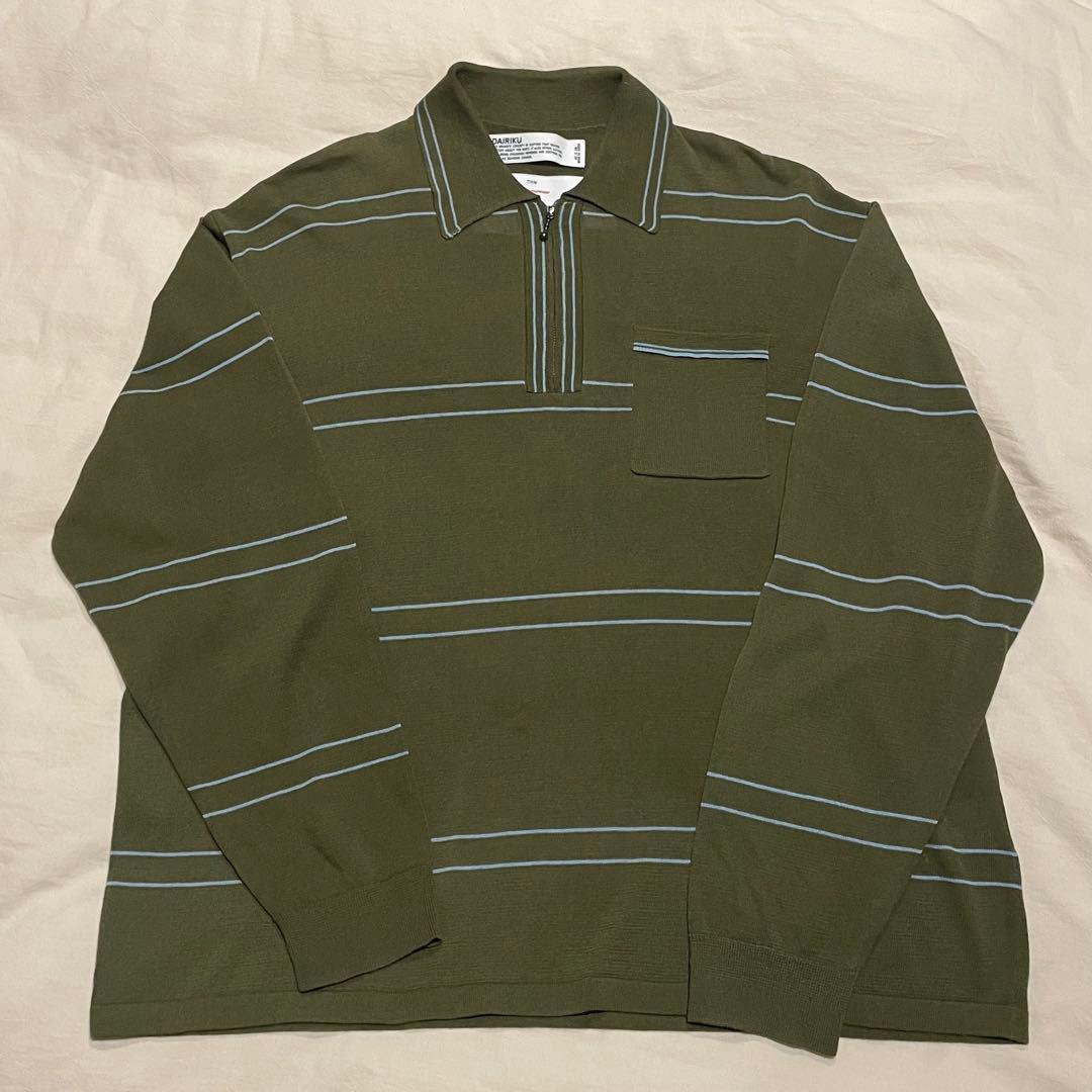 あいみょん着用】DAIRIKU 20AW Knit polo sweater - メルカリ