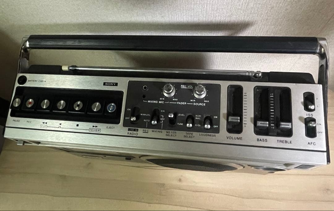 SONY CF-1980II ラジカセ 昭和レトロカセットレコーダー - メルカリ