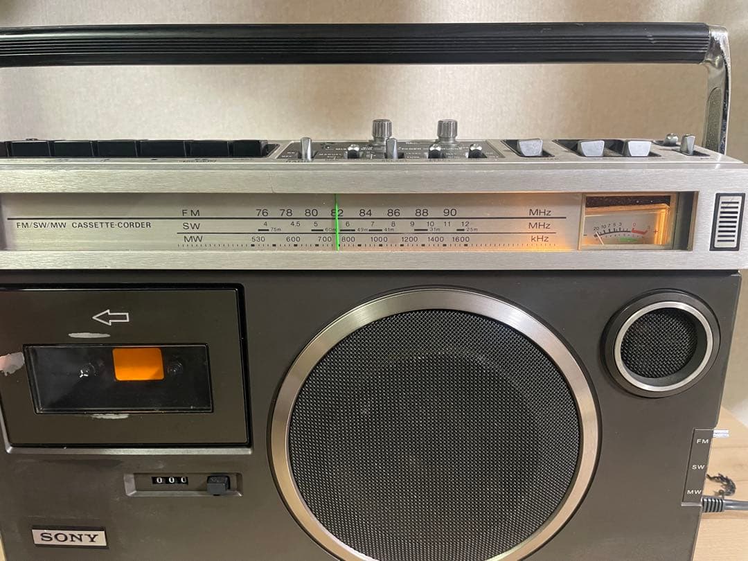 SONY CF-1980II ラジカセ 昭和レトロカセットレコーダー - メルカリ