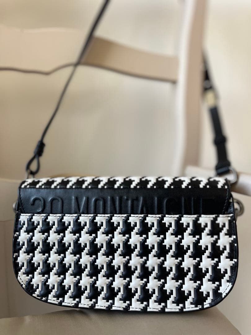 Christian Dior】ディオールBobbyボビーEW 千鳥格子柄バッグ - メルカリ