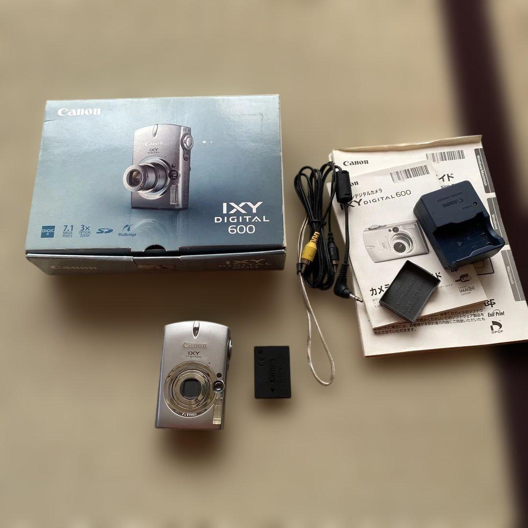 Canon IXY DIGITAL 600 シルバー デジカメ　キャノンイクシー Amazon | ○IXY DIGITAL 600 シルバー○Canon | キヤノン | コンパクト