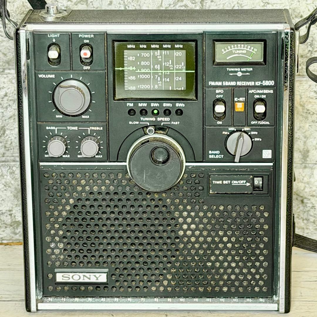 SONY「スカイセンサー5800」'70年代BCLラジオ - メルカリ