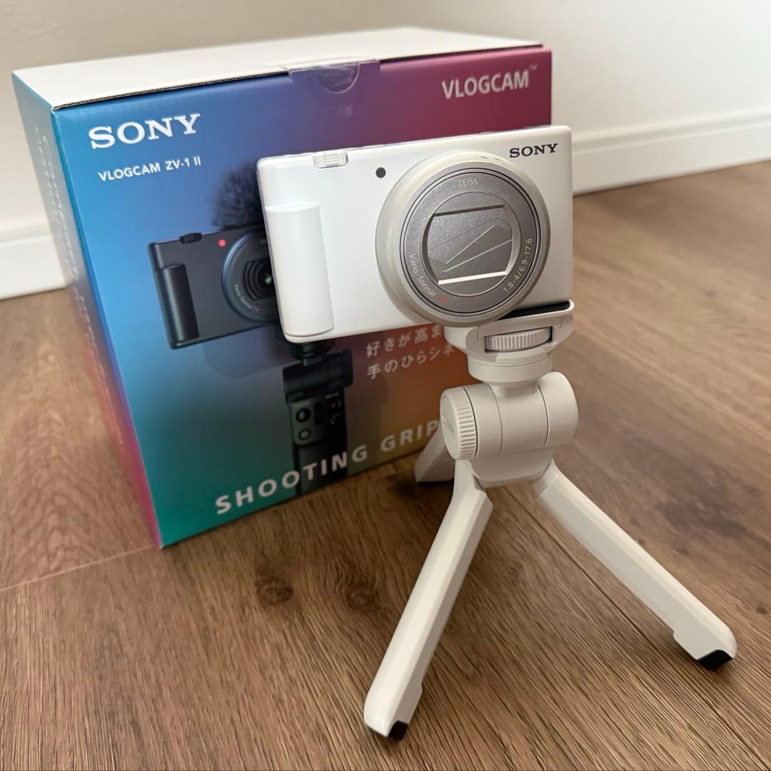 SONY　VLOGCAM ZV-1 II　ZV-1M2G　 ソニー VLOGCAM ZV-1 II シューティンググリップキット ブラック ZV-1M2G BQ