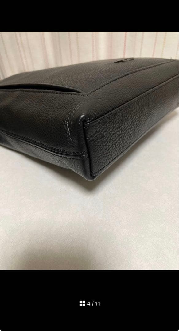 mmm様 コーチ メンズバッグ COACH メンズ ペブルレザー ブラック