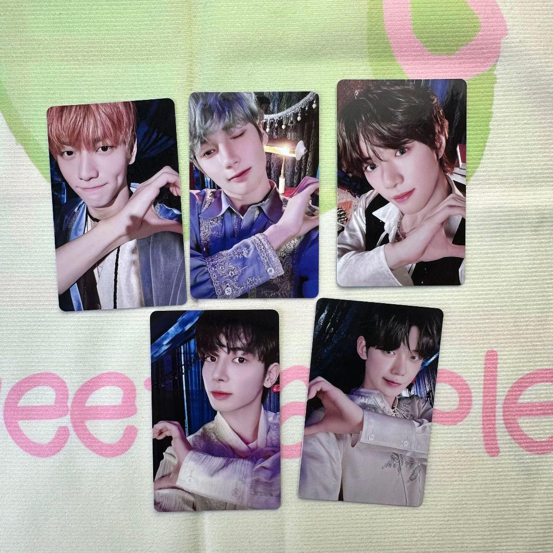 TXT 2024 MOA FC membership トレカ 5枚 TXT FC membership 2024 アンケ一ト MOA トレカ5枚 TXT 2024アンケ一ト