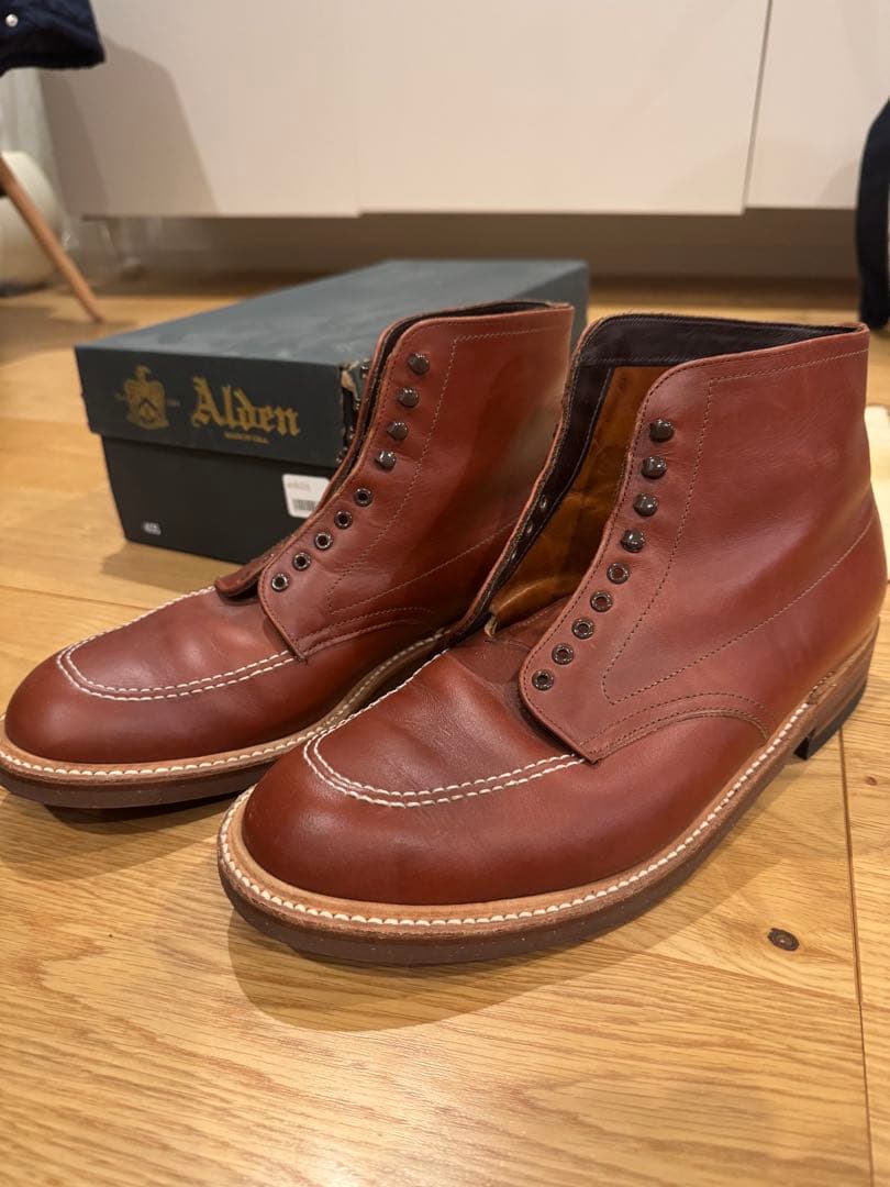 Alden オールデン 405 インディブーツ ALDEN】オールデン 405 インディーブーツ カーフ ブラウン サイズ US6