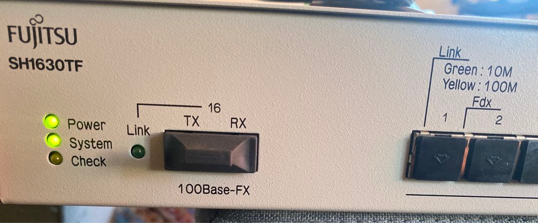 D5M007 富士通SH1630TF スイッチングハブ 動作保証