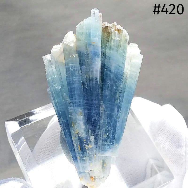 420 アクアマリン クラスター スプレー パキスタン産 アクアマリン＆モスコバイト 12.4g パキスタン産 | mira Earth