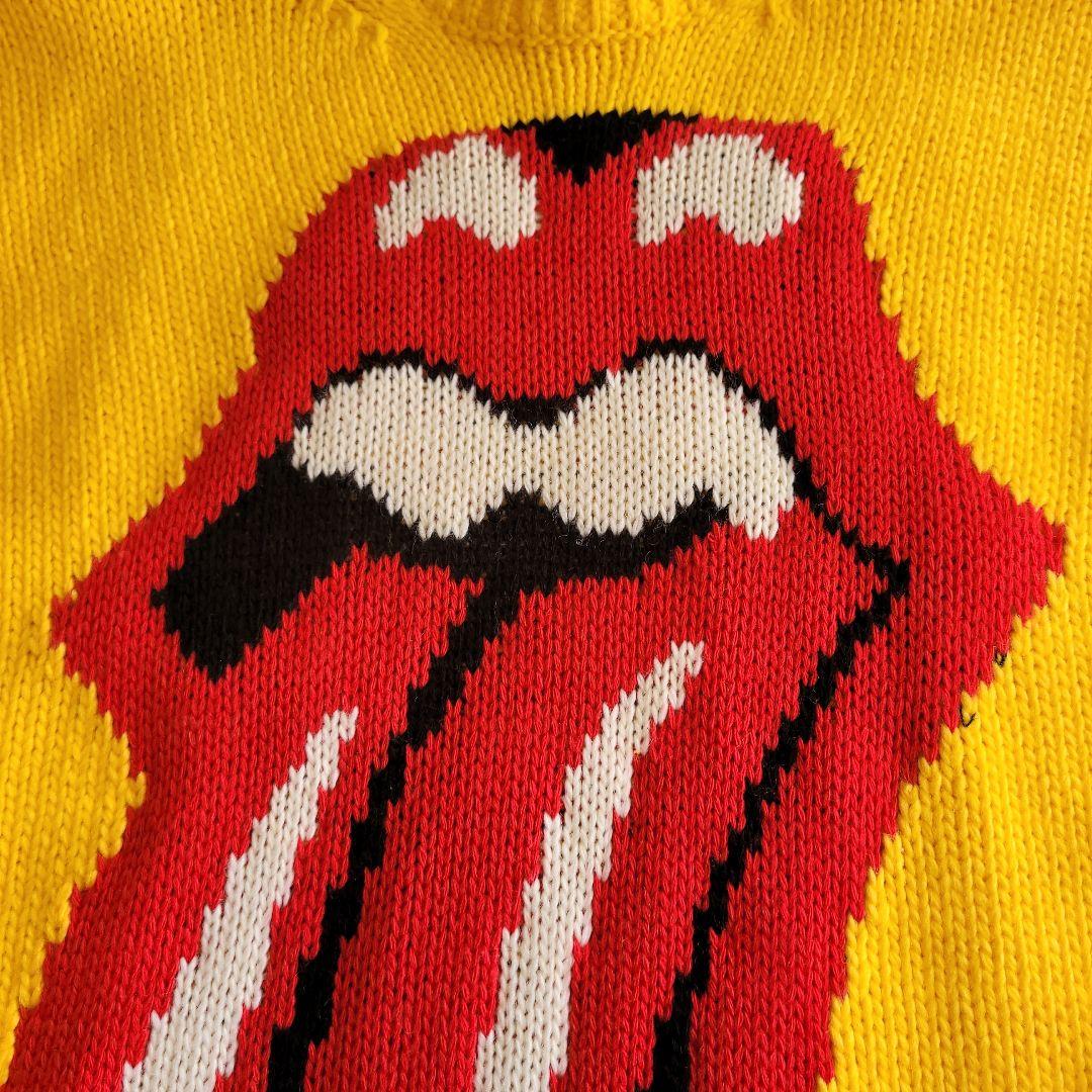 DONCARE Rolling Stones 舌ロゴ ニットセーター - メルカリ