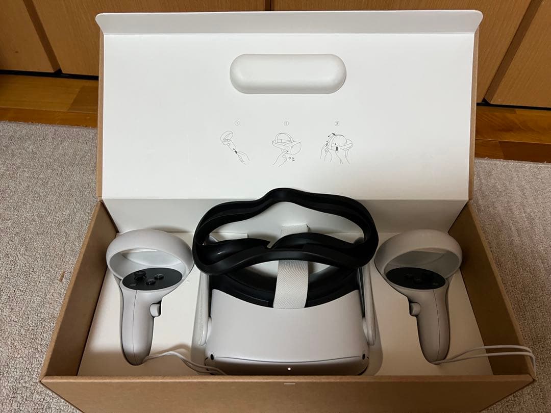 メタクエスト2  Quest 2 256GB コントローラーセット Amazon.co.jp: Meta Quest 2—完全ワイヤレスのオールインワンVRヘッド