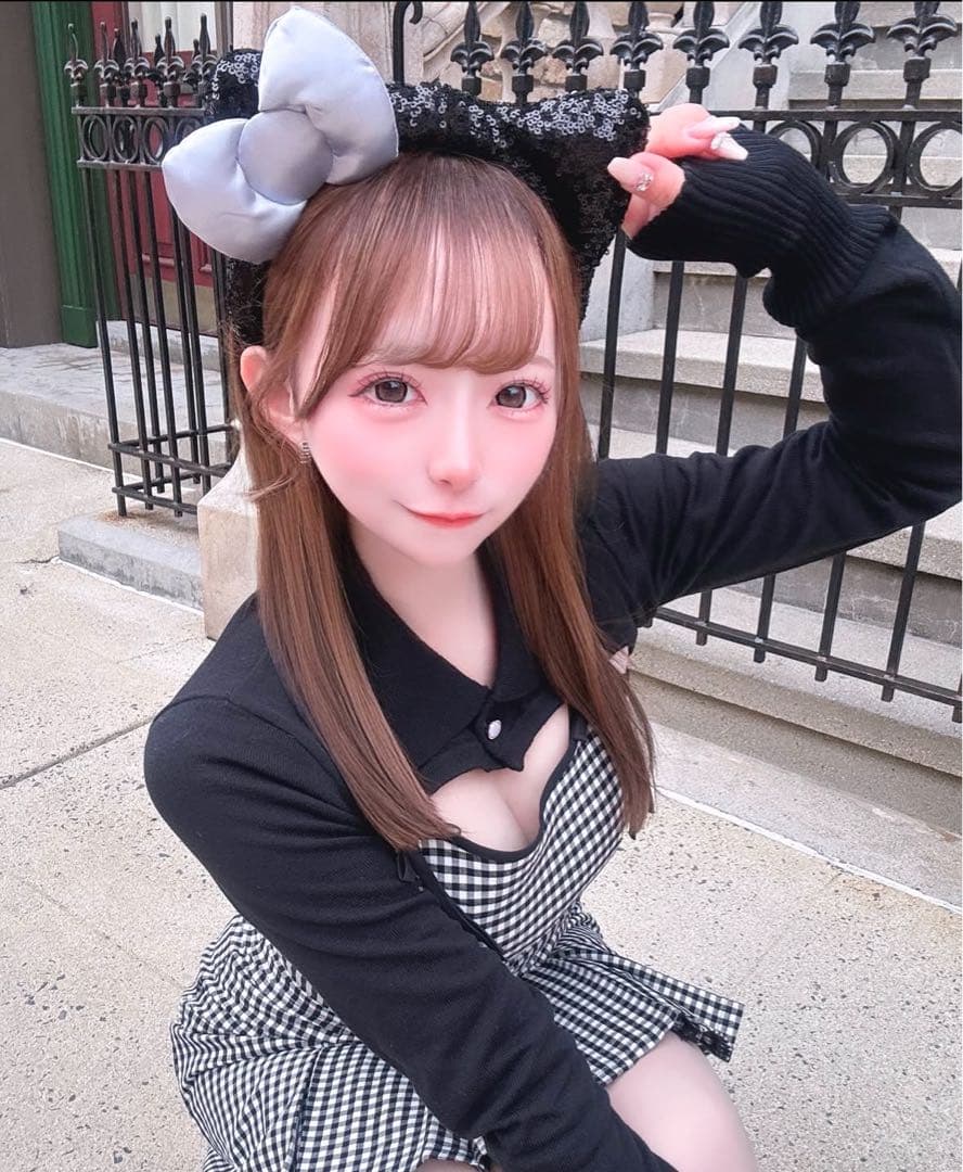 ギンガムチェックワンピースセット♡XS♡新品未使用♡ミシェルマカロン